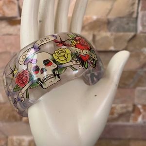 Fun ED Hardy Tattoo Bangle Bracelet Enj